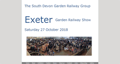 Desktop Screenshot of exetergardenrailwayshow.com